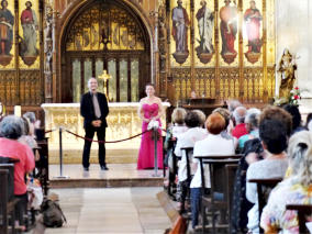 Natacha Triadou et Marc Chiron, concert violon et orgue