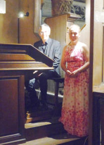 natacha triadou et michel jézo concert violon et orgue à Vannes