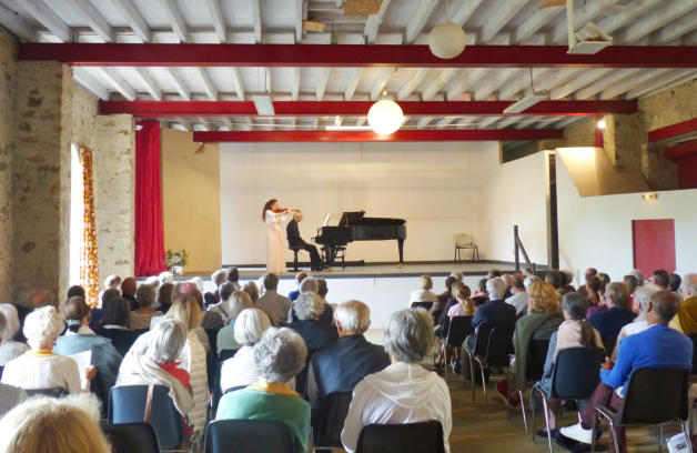 Concert Natacha Triadou et Christophe Larrieu violon et piano