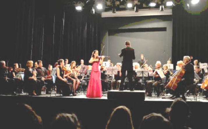 Natacha Triadou, Fabrice Fortin Concerto de Sibélius avec l'Orchestre de Fontainebleau