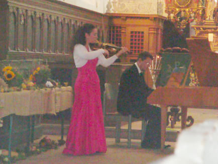 Natacha Triadou et Johannes Kirchberg - Violon et Clavecin
