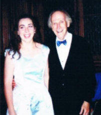 Natacha Triadou avec Lord Yehudi Menuhin