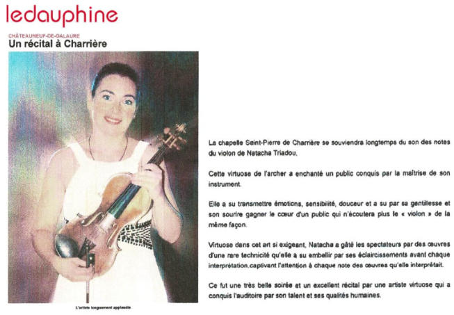 natacha triadou violon virtuose de l archet le dauphine libere 