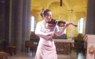 la charente libre concert epoustouflant recital de natacha triadou, violoniste virtuose